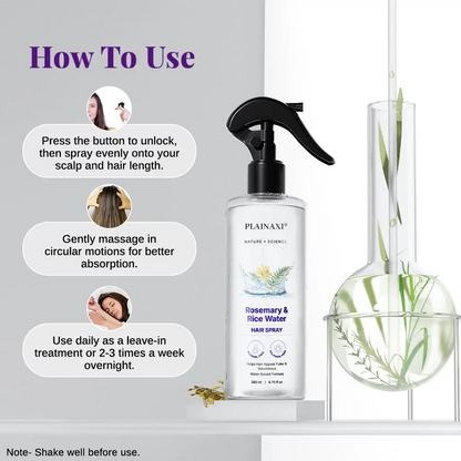 Plainaxi Rosemary Water with Rice Water
